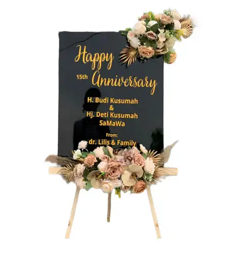 Papan Bunga Akrilik Molinow